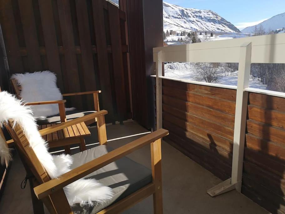 HuezAu Pied Des Pistes Avec Parking Entierement Renove公寓 外观 照片