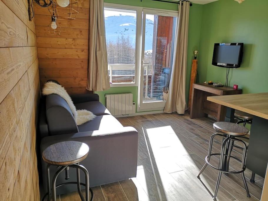 HuezAu Pied Des Pistes Avec Parking Entierement Renove公寓 外观 照片